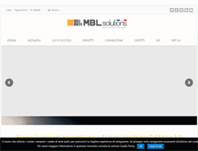 Tablet Screenshot of mblsolutions.it